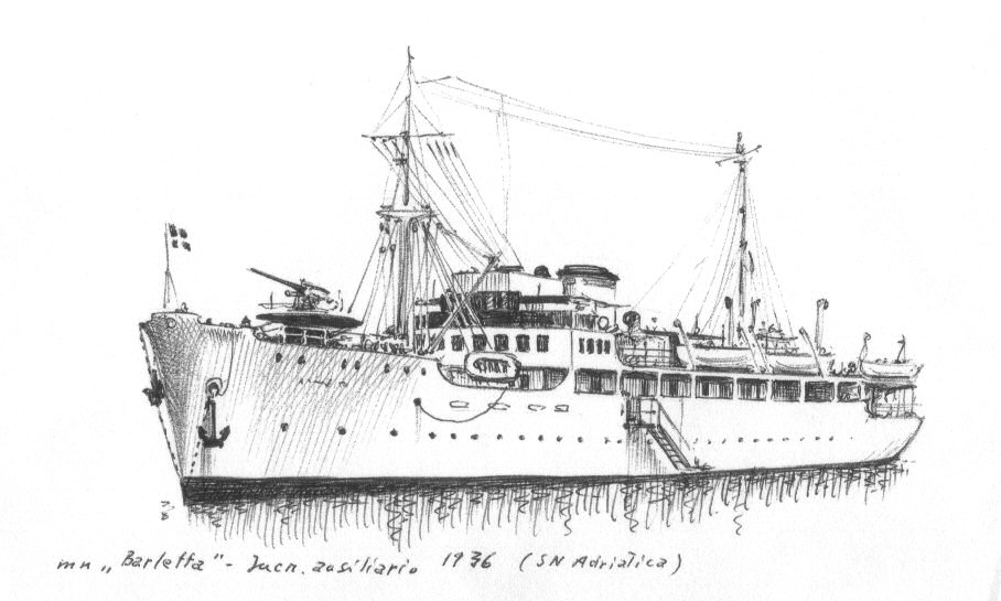 1936 - Incrociatore ausiliario 'Barletta'